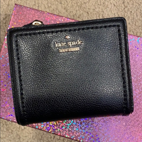 NWT Kate Spade small Shawn black wallet - Picture 3 of 4